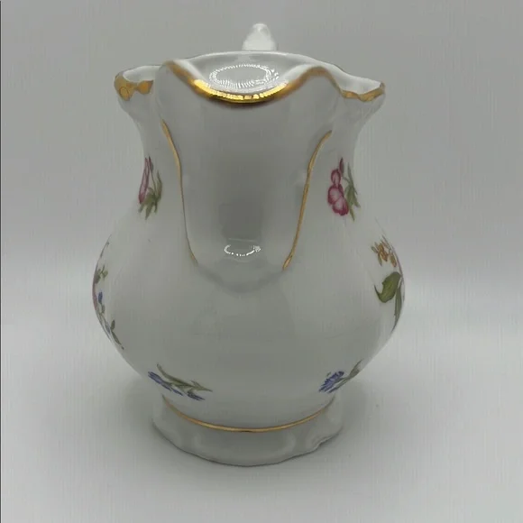 Vintage Creamer Winterling Bavaria Porcelain Floral Gold Accents - Picture 5 of 10